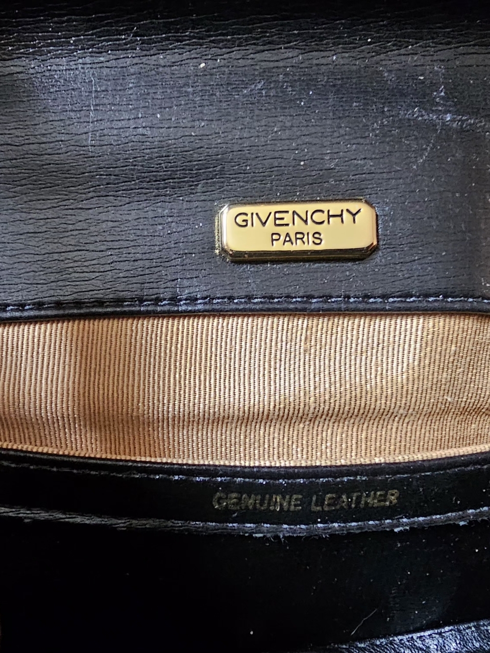 Givenchy Black Leather Envelope Clutch. - Picture 2 of 5